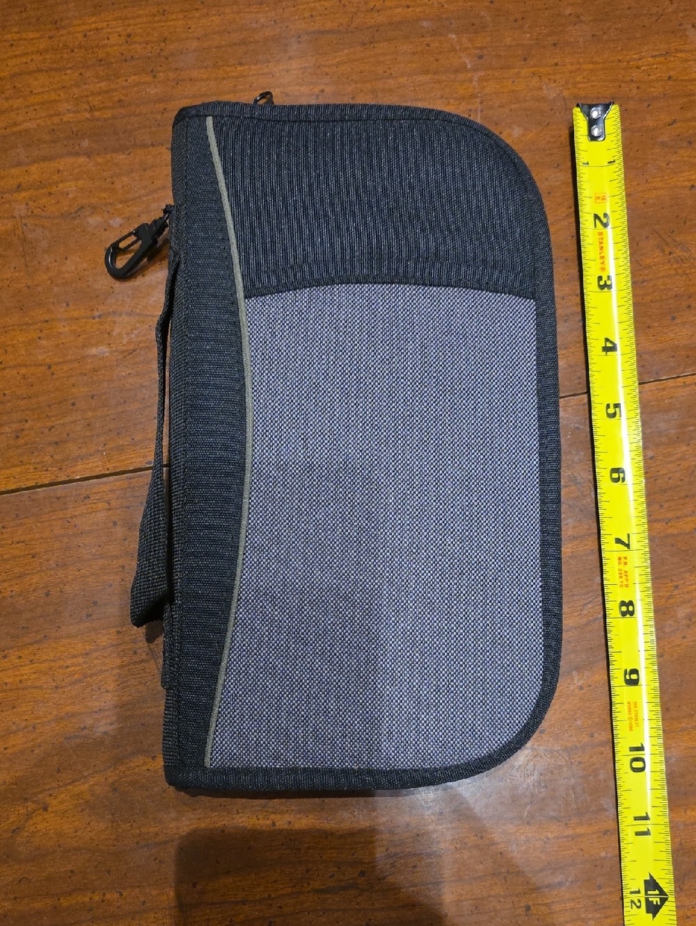 Men's Travel Organizer Black and Gray